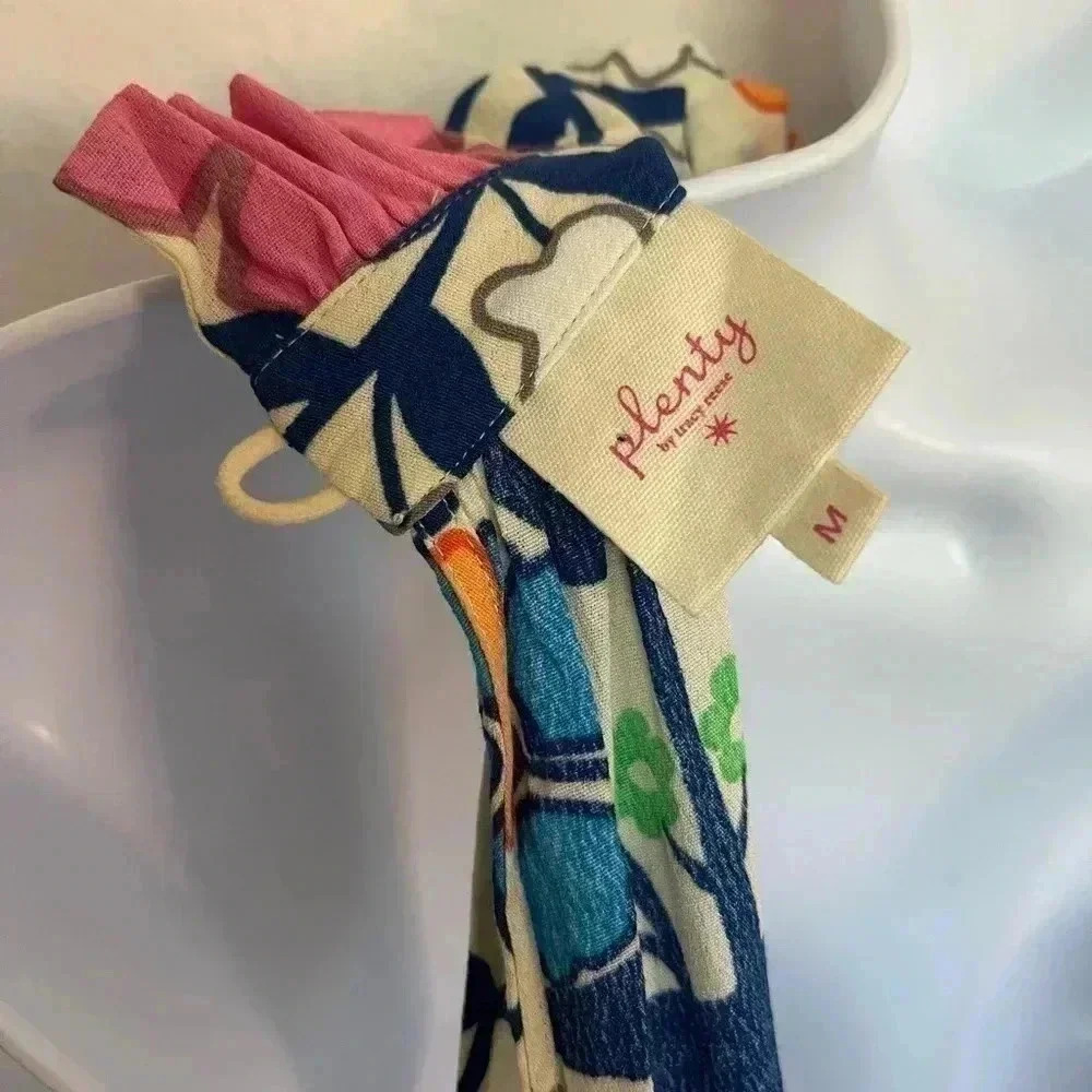 Anthropologie Plenty By Tracy Reese Ruffled Floral Romper Tie Waisted size M - Picture 5 of 7